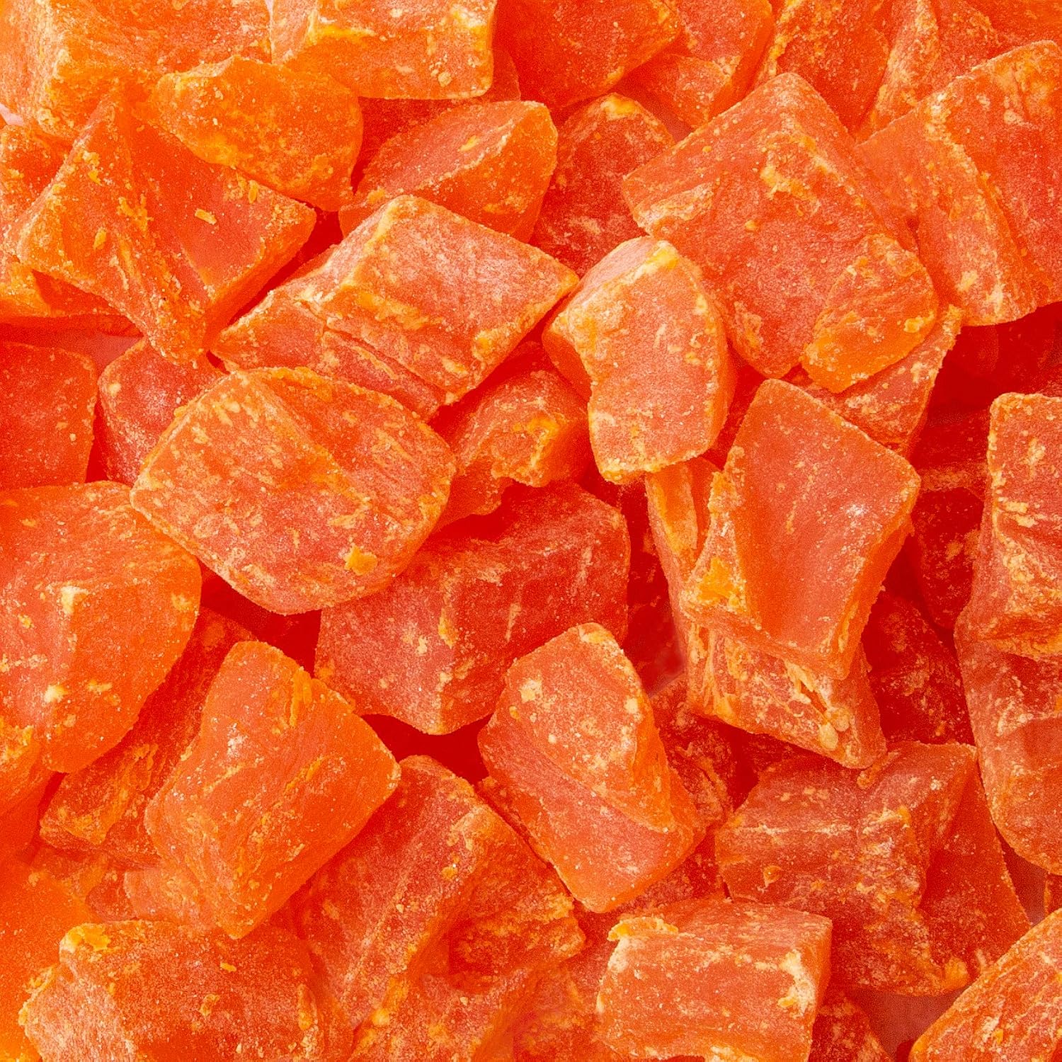Oh! Nuts Dried Papaya Chunks | 2lb Bulk Bag of Diced Dry Pawpaw Tree Papaya Bites for Snacking & Baking | Light Sugar Coating, Low Sodium, Dairy Free, Low Cholesterol Low Fat & High Fiber Fruits