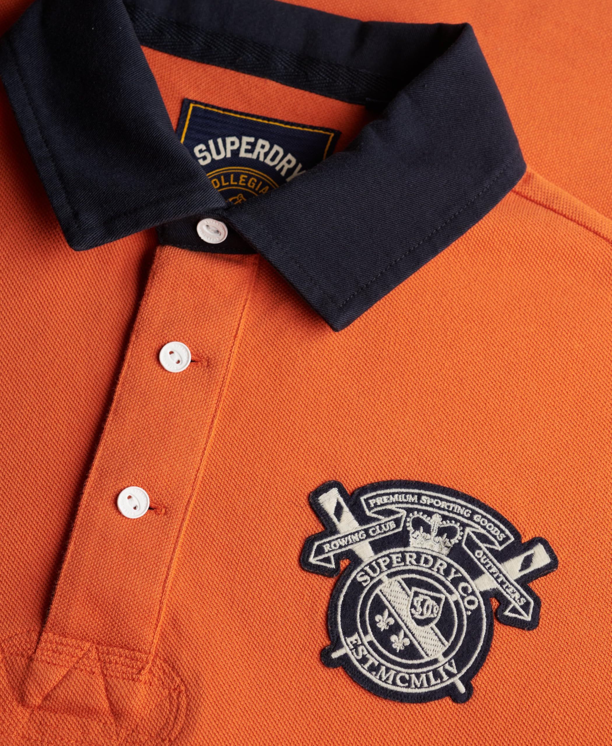 Superdry Vintage Pique Rugby Polo Shirt para Hombre