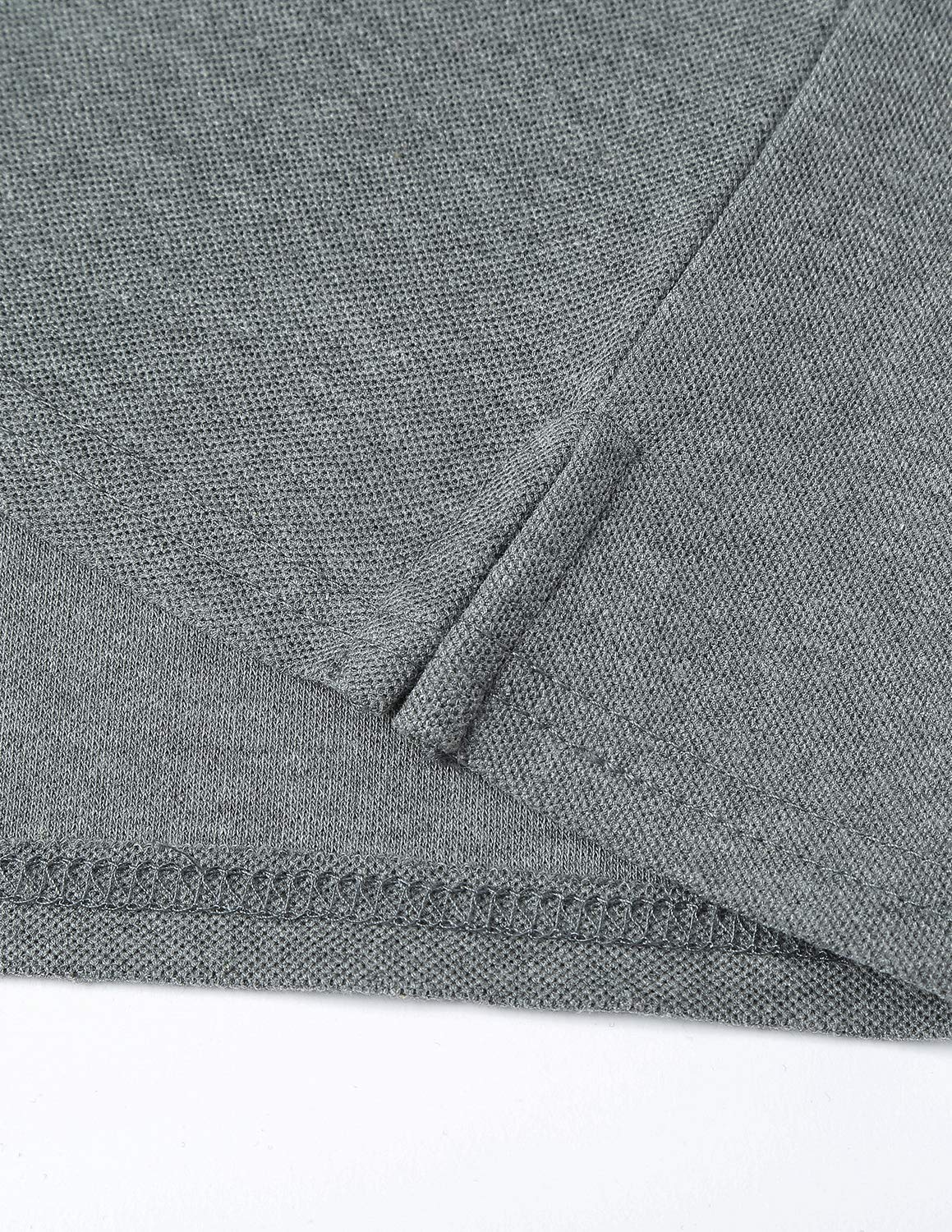 VMSUCIJ Polo Uomo Manica Corta in Cotone Giraffe Embroidery Classic Polo Neck Golf Shirt