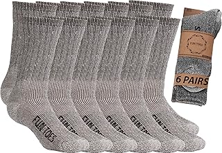 fun toes Men's Merino Wool Socks 6 PAIRS Value- Lightweight,Reinforced-Size 8-12-picture-20