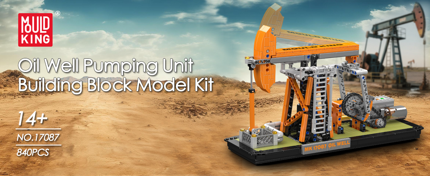 Amazon.com: Mould King 17087 Oilfield Movable Building Sets