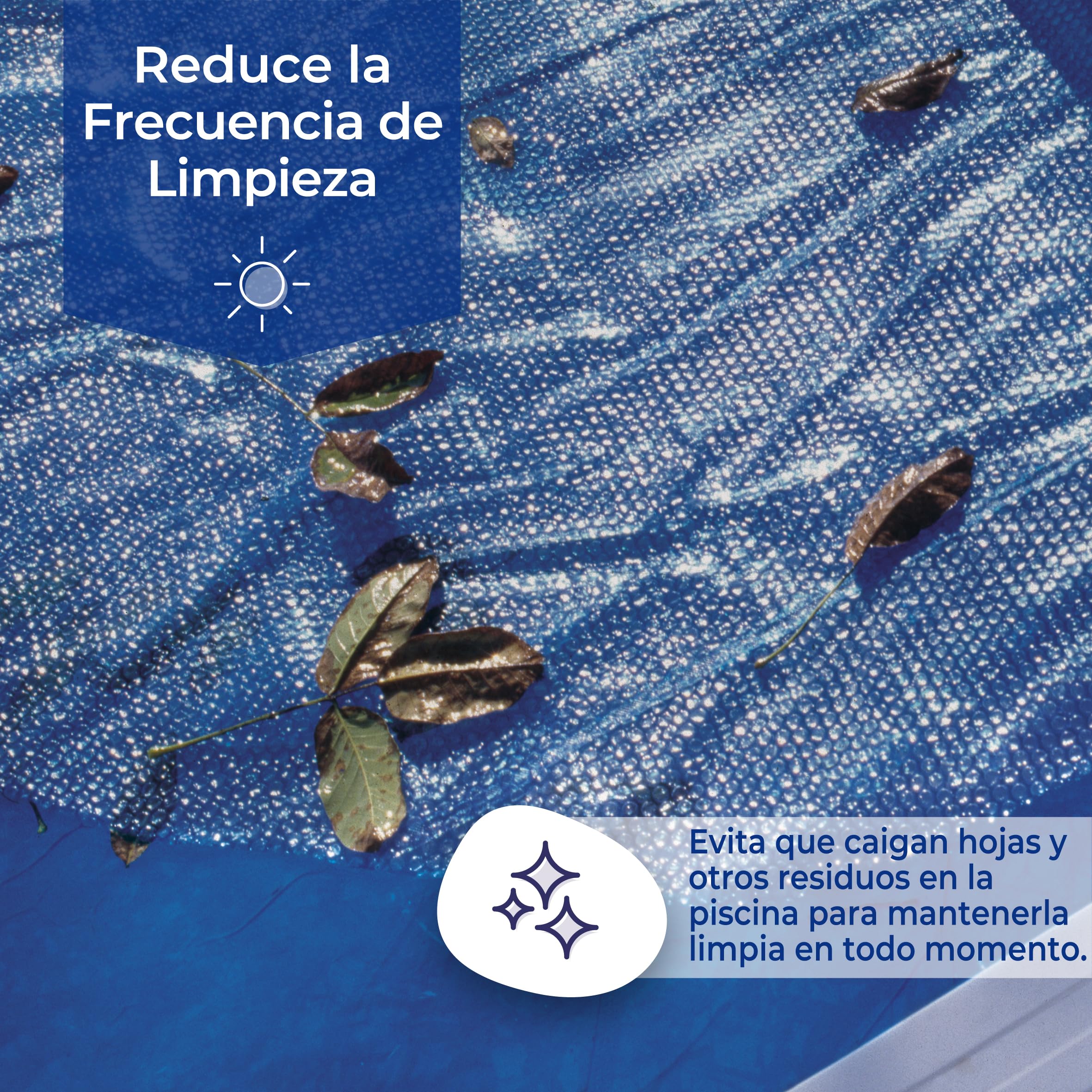 Gre CVPE800 - Cobertor de Verano para Piscina Ovalada Enterrada de 800 x 400 cms, Color Azul