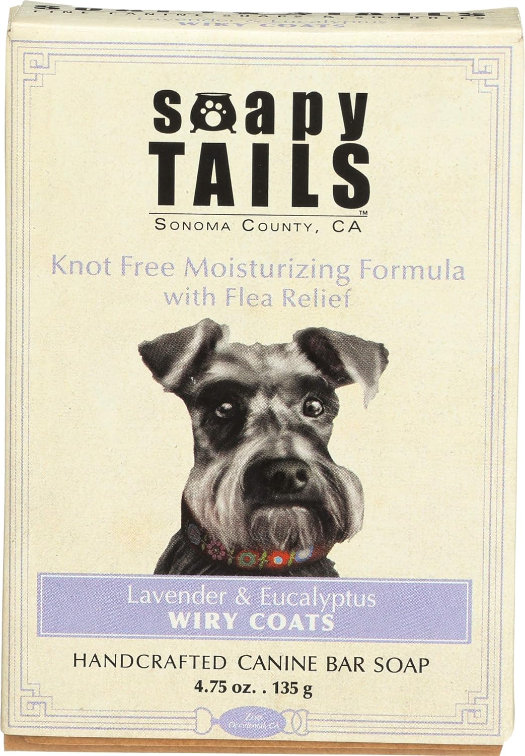 SOAPY Tails Wiry Coat Dog Shampoo Bar, 4.75 OZ