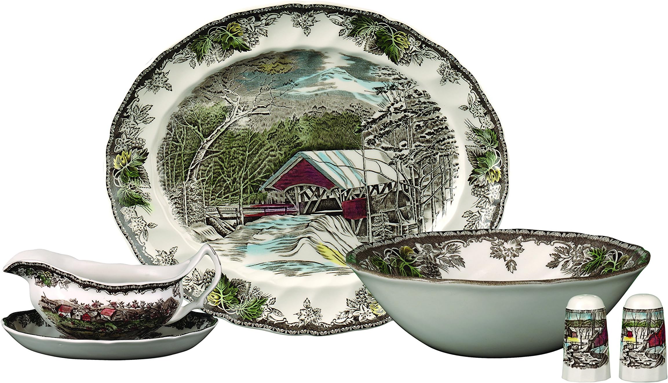 Friendly Village 6-Piece Completer Set, Multi, 10.5