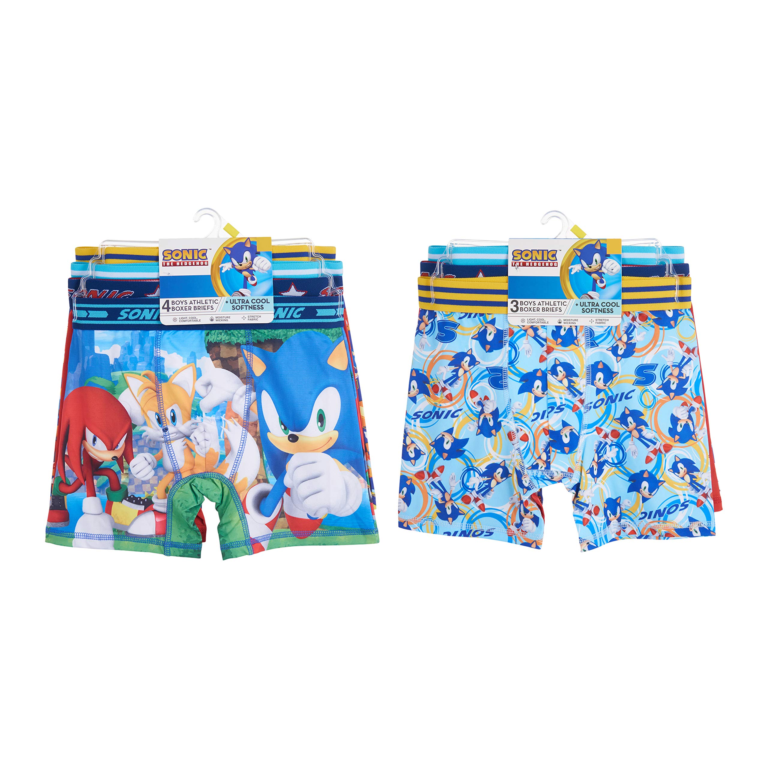 Sonic The Hedgehog Ropa Interior (Pack de 8) para Niños