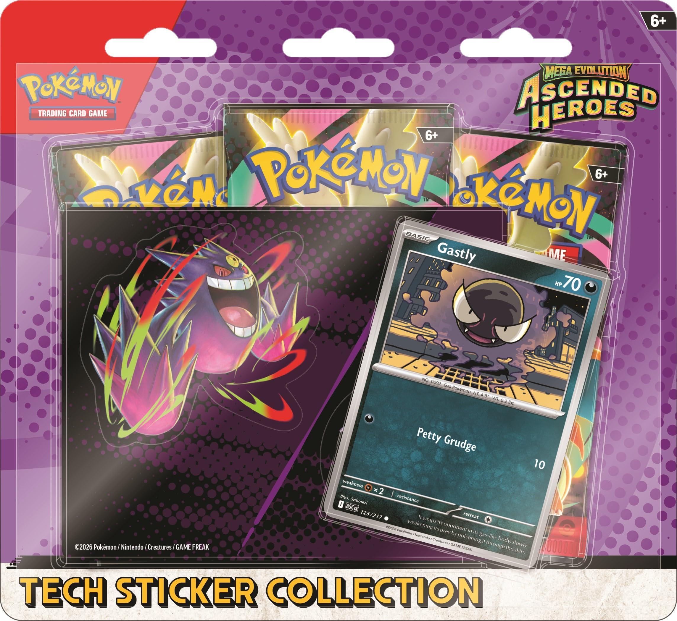 top 10 tech pokemon cards Amazon.com: Pokémon TCG: Mega Evolution—Ascended Heroes Tech Sticker  Collection : Toys & Games