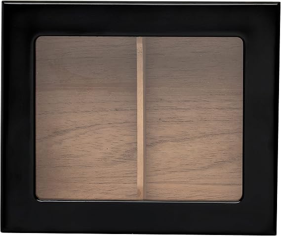 Quality Importers Desktop Humidor, Capri, with Tempered Glasstop, Cedar Divider, and Brass Ring Glass Hygrometer, Holds 25 to 50 Cigars, Black