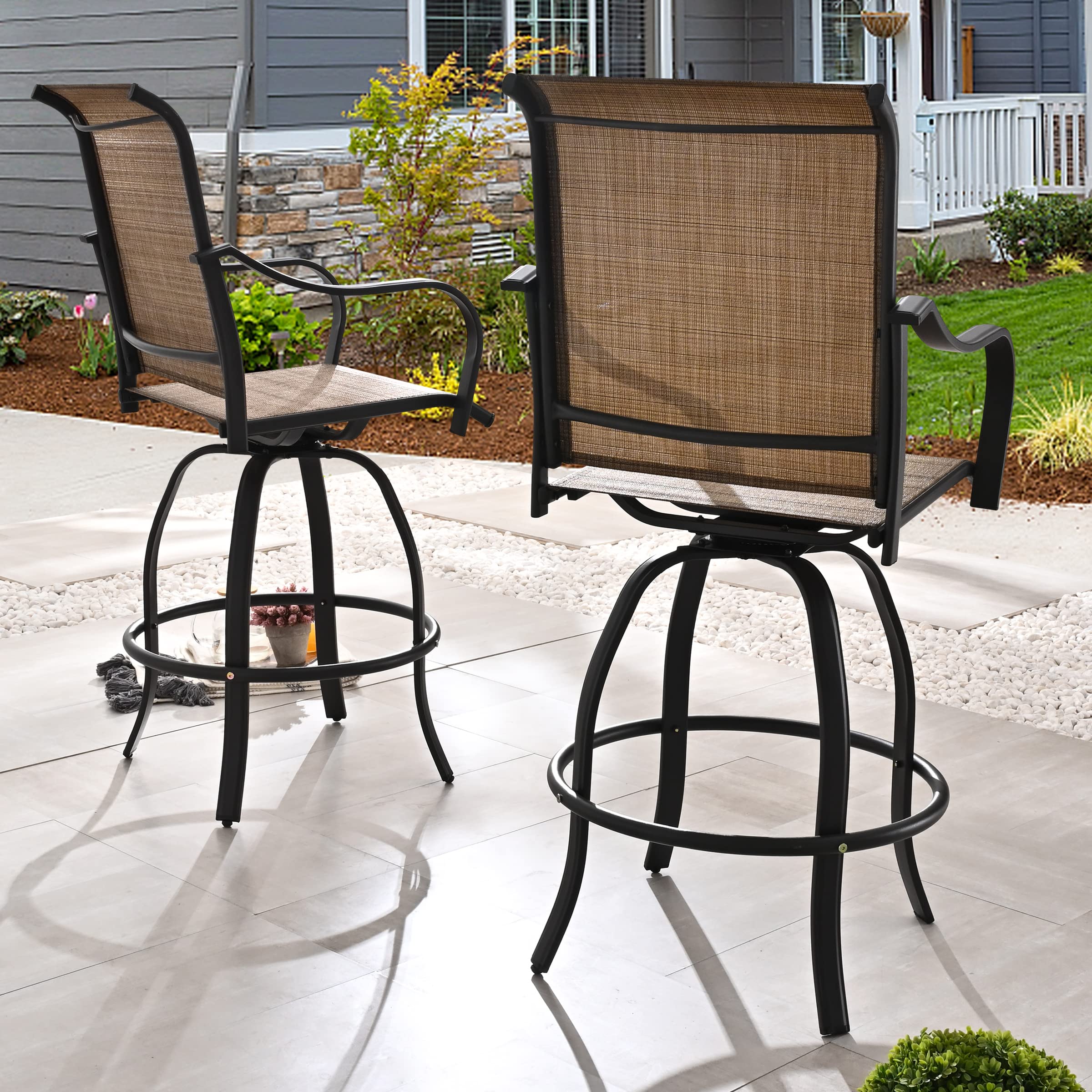 Tall Metal Patio Chairs atelieryuwa.ciao.jp