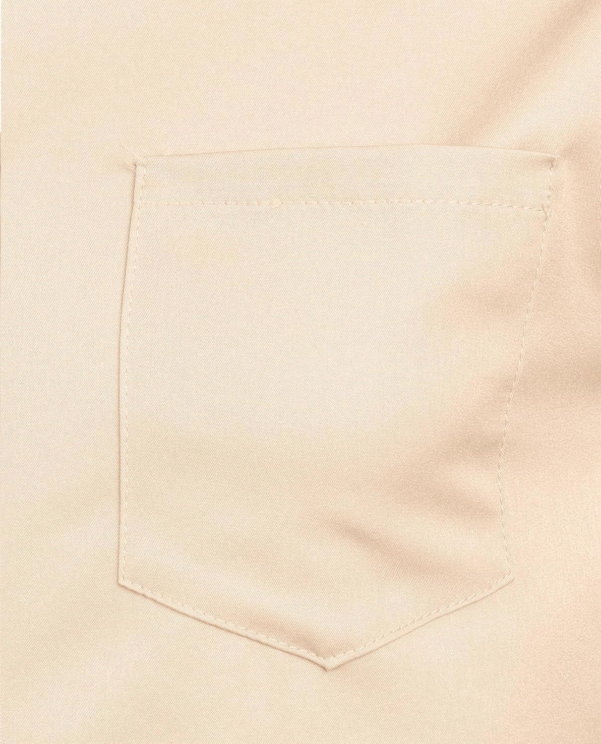 ZEROYAA Men's Banded Collar Slim Fit Long Sleeve Casual Button Down Dress Shirts with Pocket - Image 4