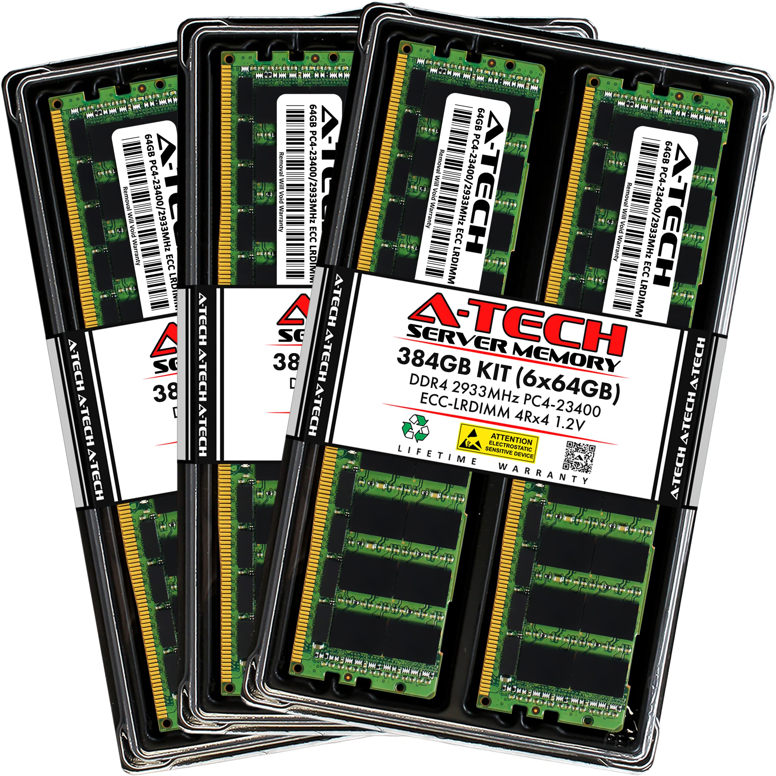 Apple Mac Pro 2019 384GB 大容量メモリ搭載 A-Tech 384GB Kit (6x64GB) RAM for Apple Mac Pro 2019 | DDR4