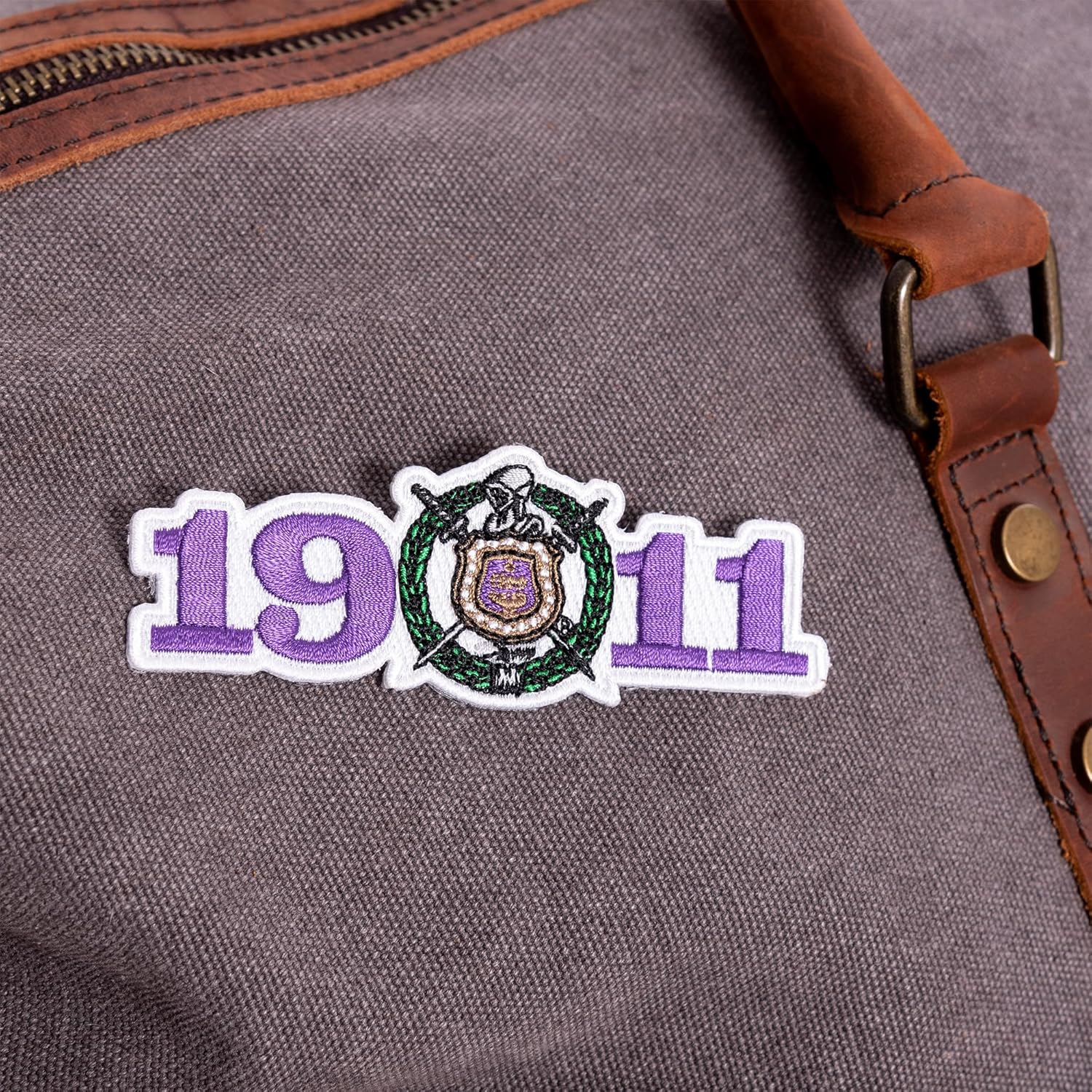 Desert Cactus Omega Psi Phi Patch – Embroidered Iron On/Sew On Applique for Blazers, Jackets, Backpacks, Bags, Hats & Tactical Gear – OPP Omega Ques (Design E) (Pack of 2)