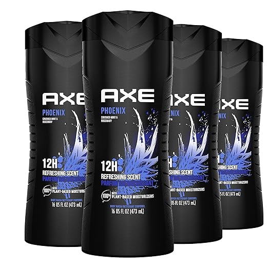 AXE Body Wash Phoenix 12h Refreshing Scent Crushed Mint