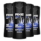 Body Wash Phoenix 4 Count 12h Refreshing Scent Crushed Mint & Rosemary Men's Body Wash with 100% Plant-Based Moisturizers 16 oz