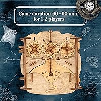 Vista 2 de iDventure Cluebox - Captain's Nemo Nautilus - Juego de Escape Room - Caja de rompecabezas - Rompecabezas 3D secuencial para adultos - Teaser