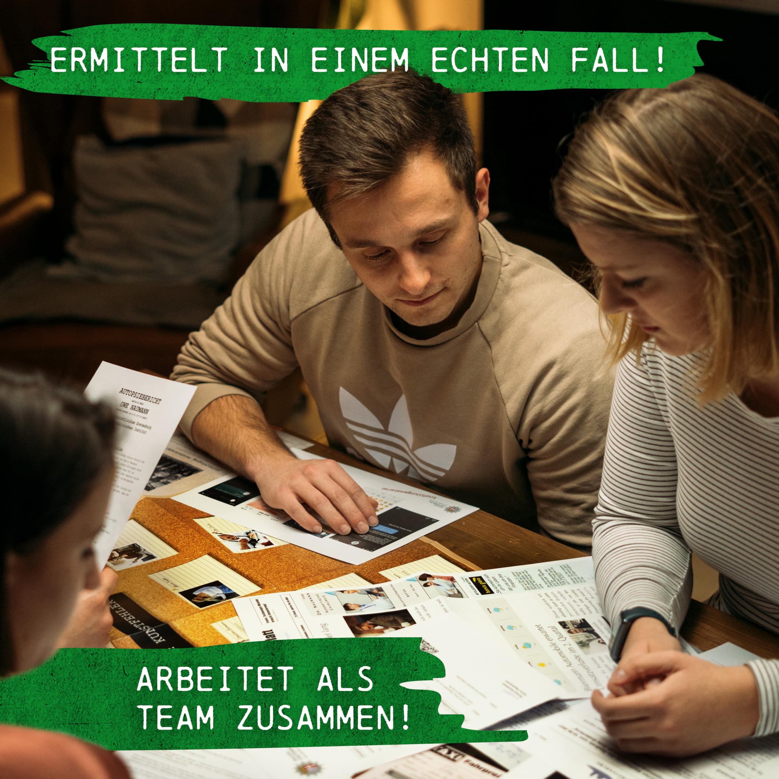 CRIMECASES Krimispiel Bundle – 3 spannende Fälle in einem Set: Tatort Kunstfehler, Höhenflug & Tonstudio | Cold Case Spiele für Erwachsene