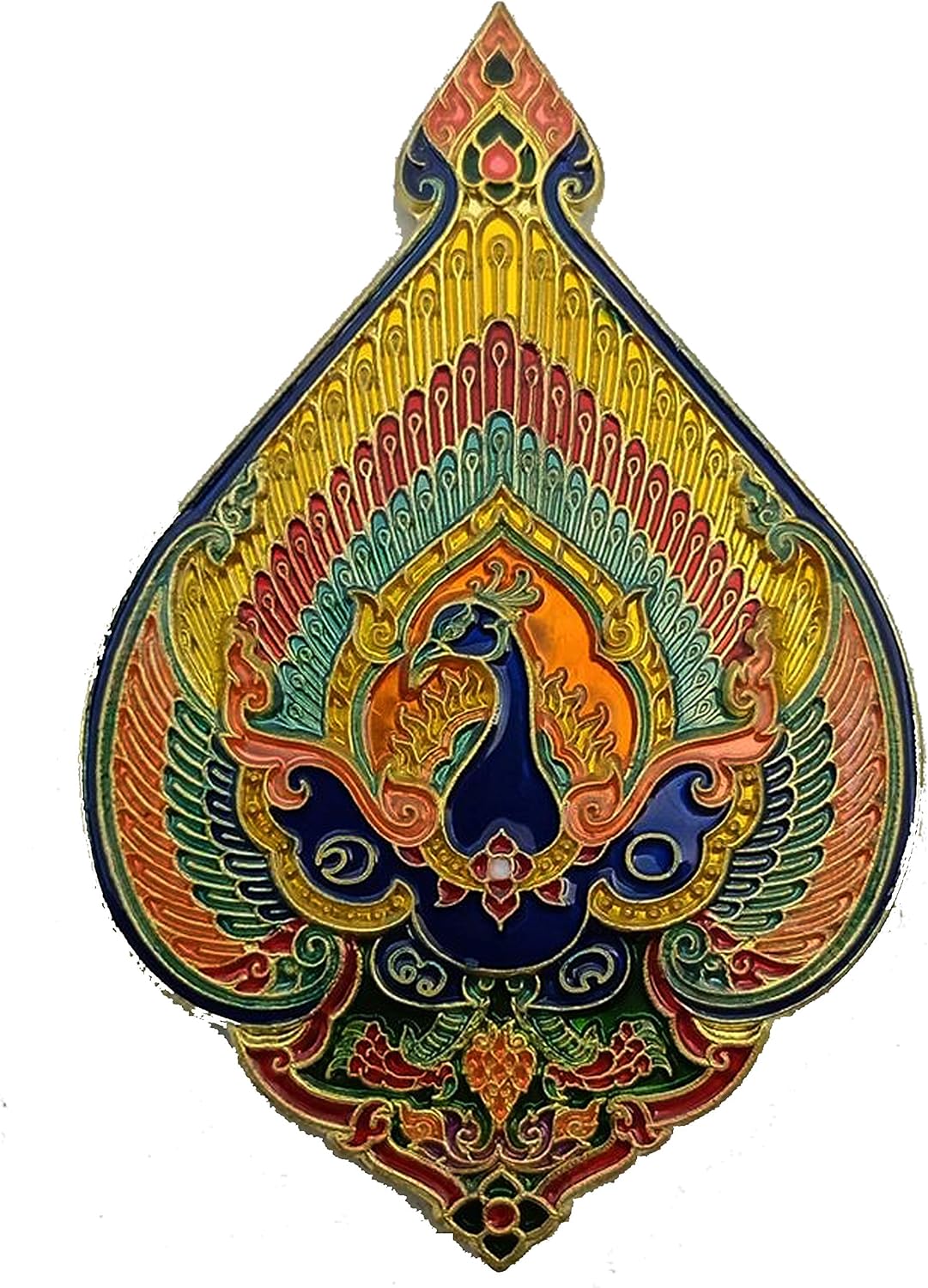Thailand Amulets Nok Yoong Tong Mahasedtee/Gold Peacock