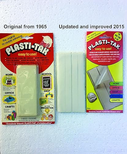 Miniatura 8 de The Original - Masilla adhesiva reutilizable de 3 onzas, paquete de 3