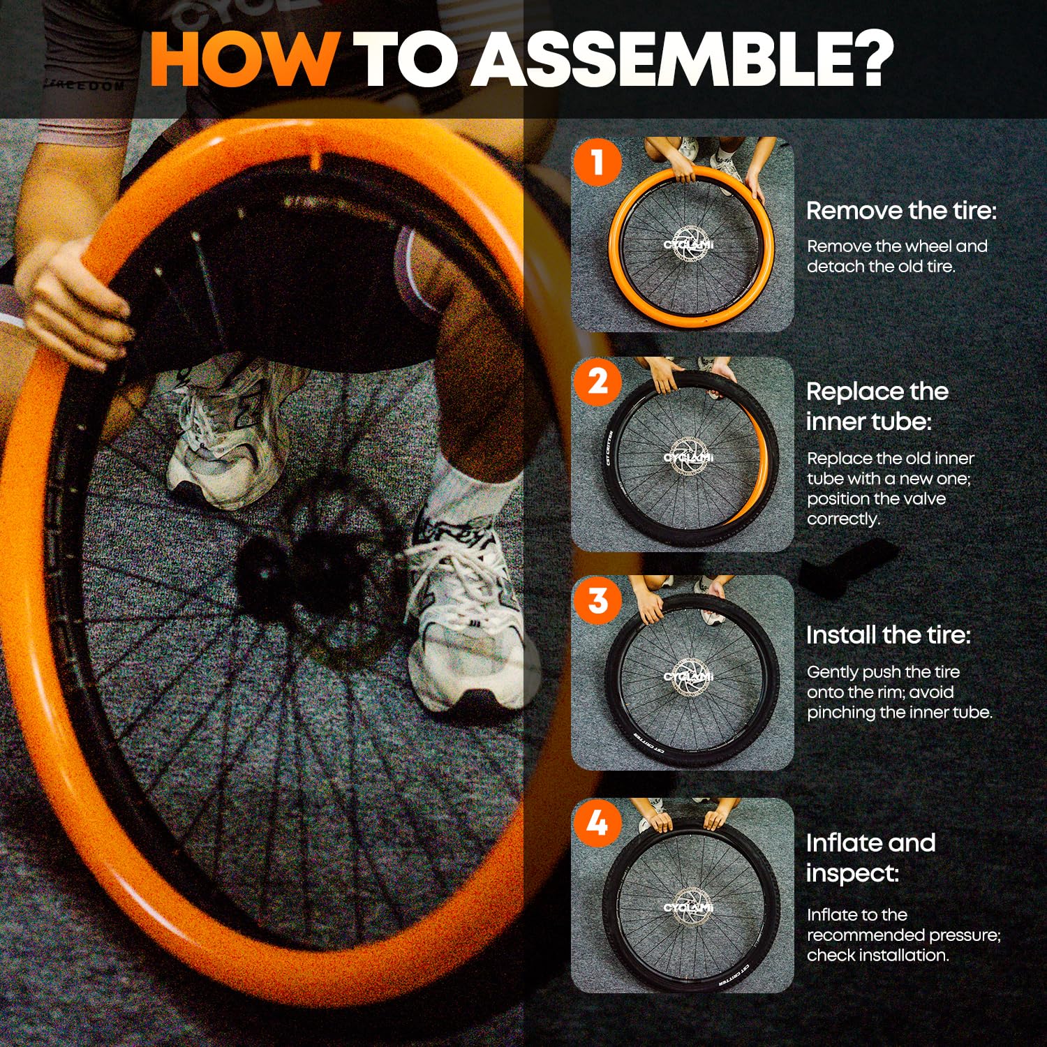 Lot de 2 chambres à air de vélo en TPU 700 C 700 x 18C/23C/25C/28C/30C/32C Valve Presta 45 mm ultra légère pour adulte (comprend 4 pièces de réparation de chambre à air de vélo)
