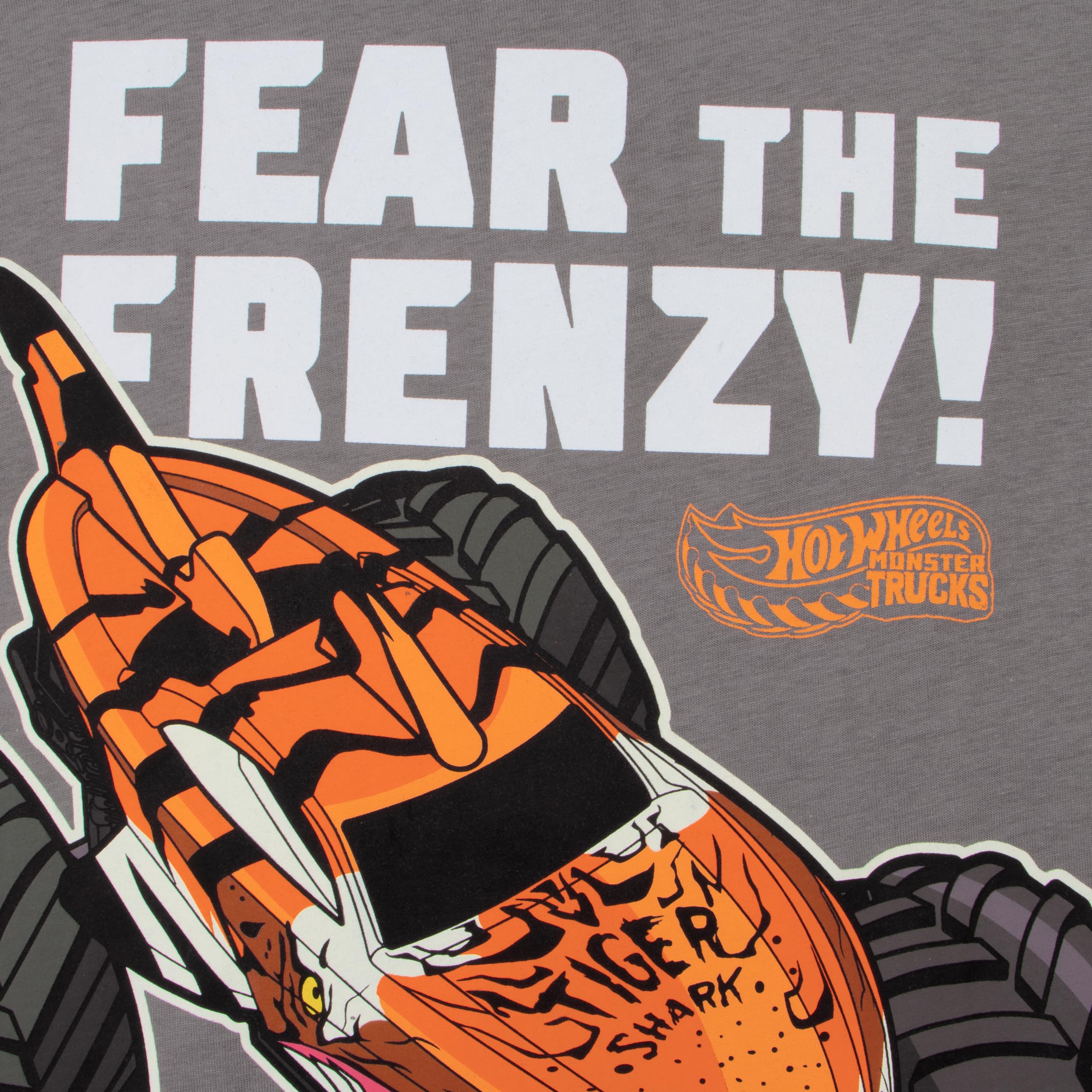 Hot Wheels Monster Trucks T-Shirty Dla Chłopców, Odzież Monster Truck Dla Chłopców, Ubrania Dla Dzieci