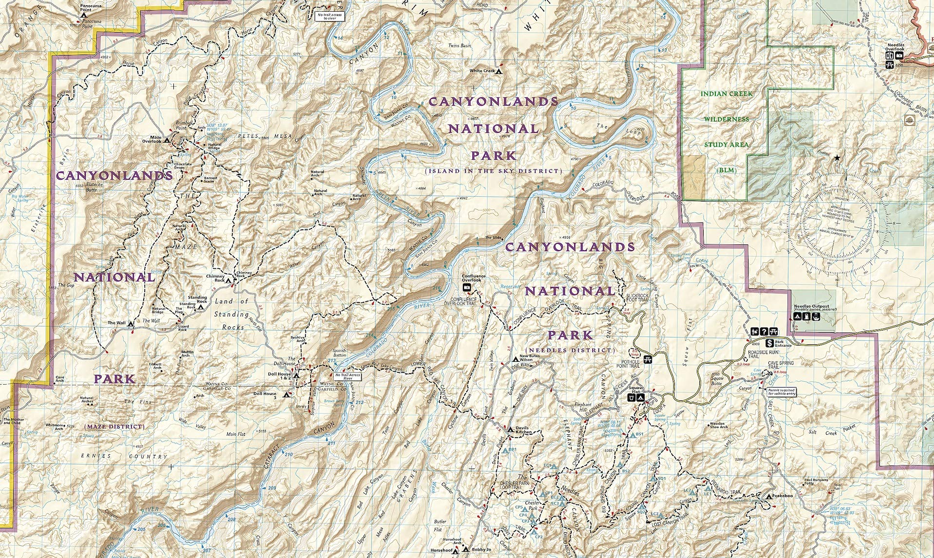 Utah National Parks (Map Pack): Trails Illustrated Maps (National Geographic Trails Illustrated Topographic Map)