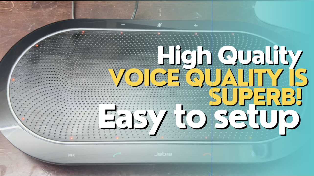 Watch Jabra 810 Superb voice quality! Easy to plug and play and