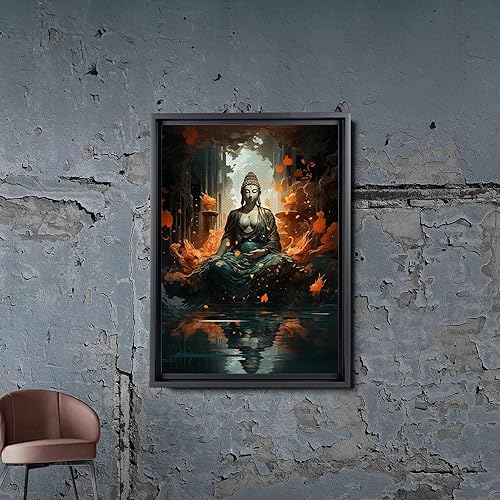 Miniatura 4 de Yoga Wall Decor, Yoga Wall Art, Buda Canvas Art, Buda Decor, Buda Canvas Print, Luxury Framed Wall Decor, Canvas, Wall Decor