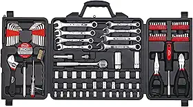 Kit de ferramentas mecânicas DT0006 da Apollo Tools, 101 peças