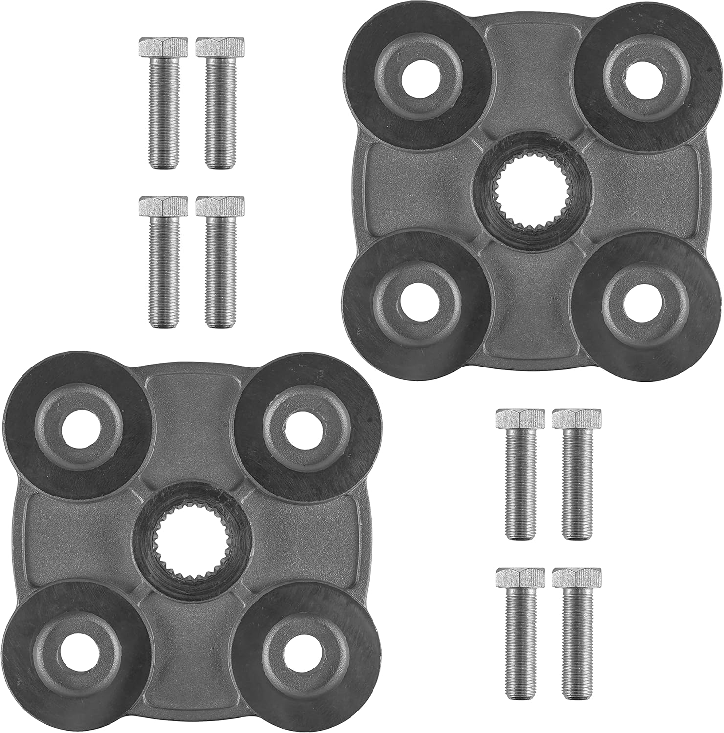 Caltric 2x Rear Left/Right Wheel Hub with Hardware Compatible with Polaris Trail Blazer 250 1990-2006