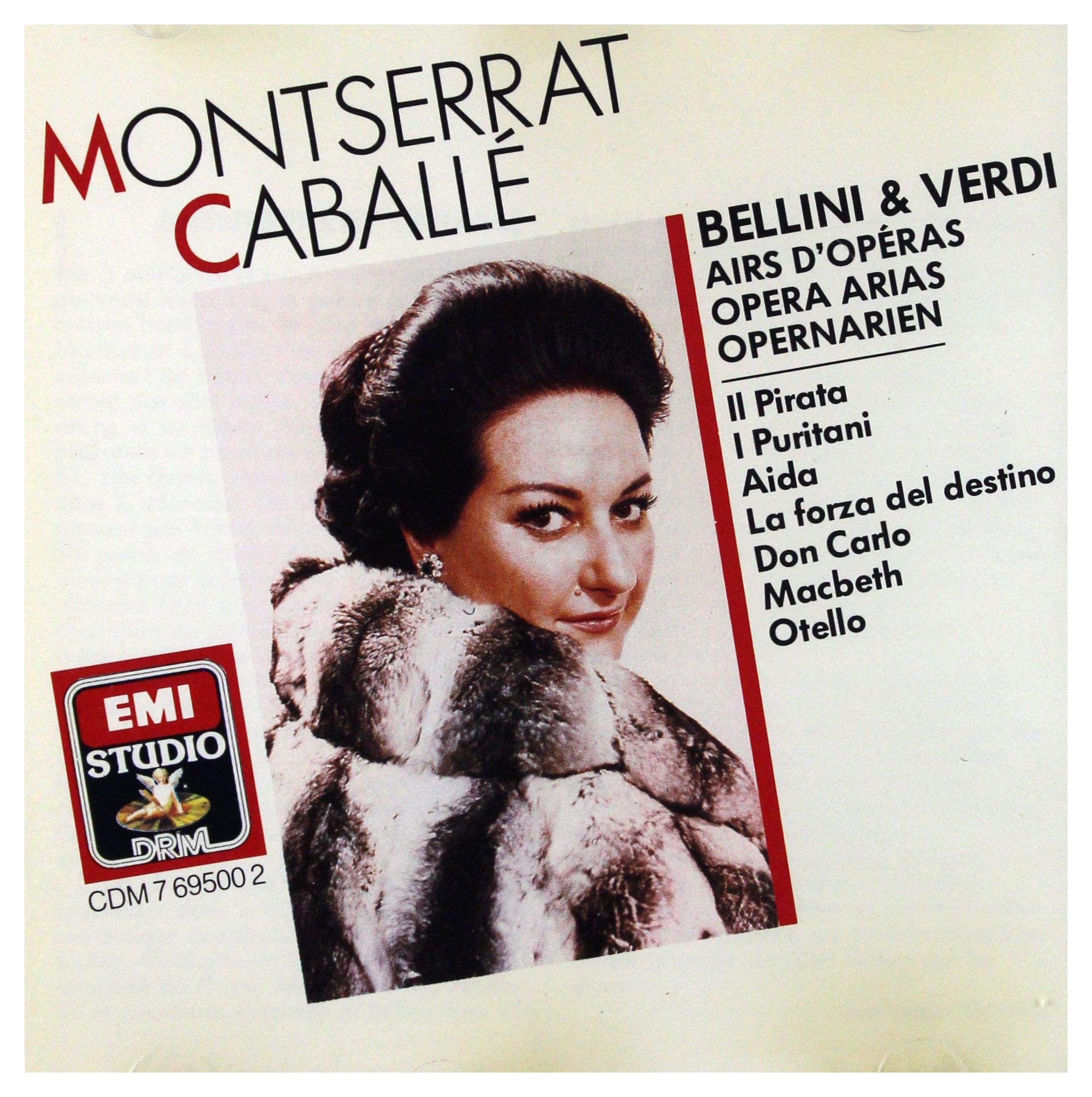 Sings Bellini & Verdi Arias [Audio CD] Caballe, Montserrat