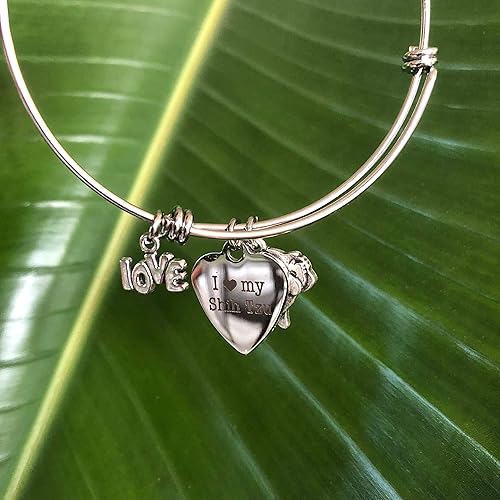 Miniatura 4 de Shih Tzu Bracelet - Shihtzu Puppy Charm Bangle for Dog Mom Pet Loss Memorial Gift - Small-Med
