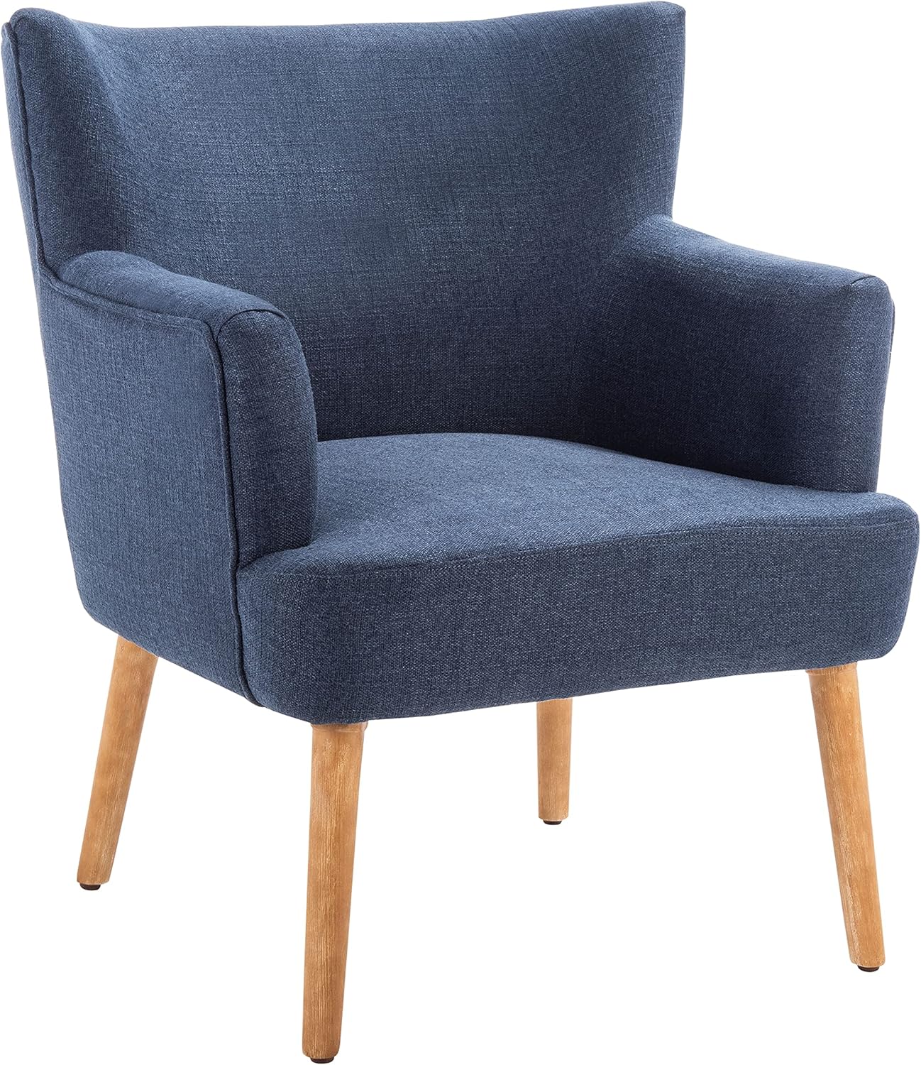 SAFAVIEH Home Collection Delfino Navy/Natural Accent Chair