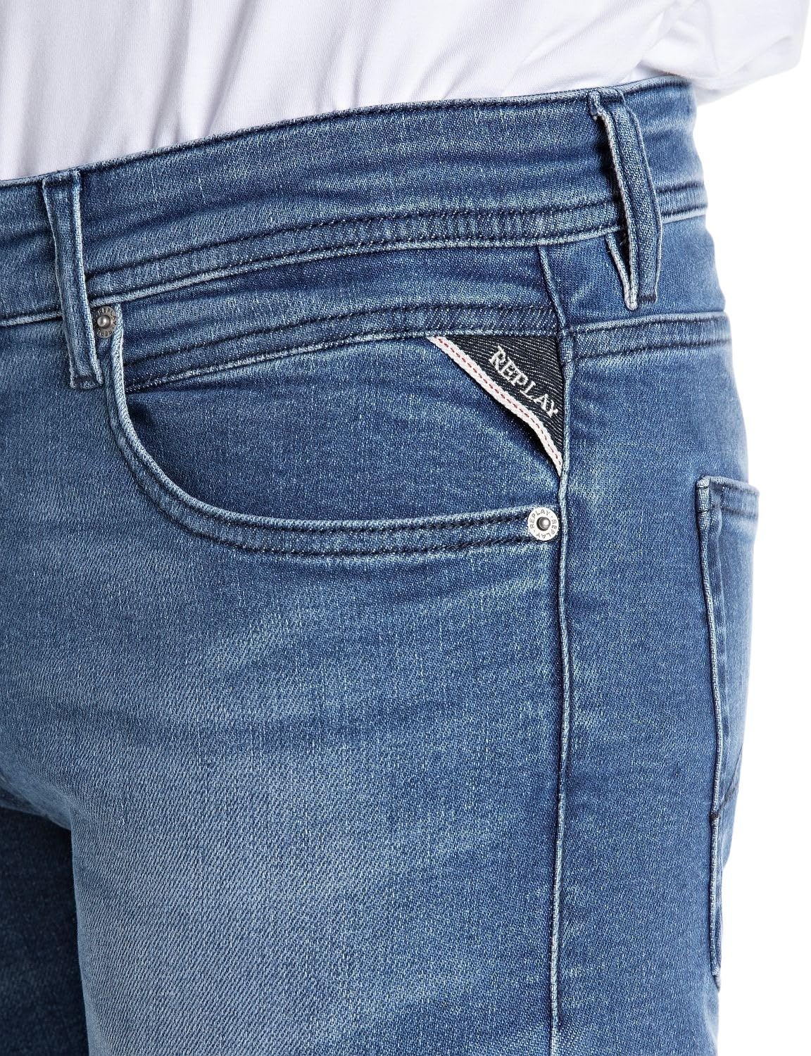 Replay Herren Jeans Grover Straight-Fit mit Comfort Stretch – Bild 4