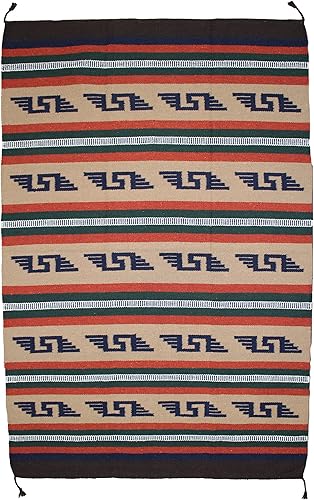 Miniatura 25 de Alfombra bohemia del suroeste – Alfombra bohemia lavable – Alfombra occidental – Alfombras rústicas para sala de estar, zona al aire libre, Diamante