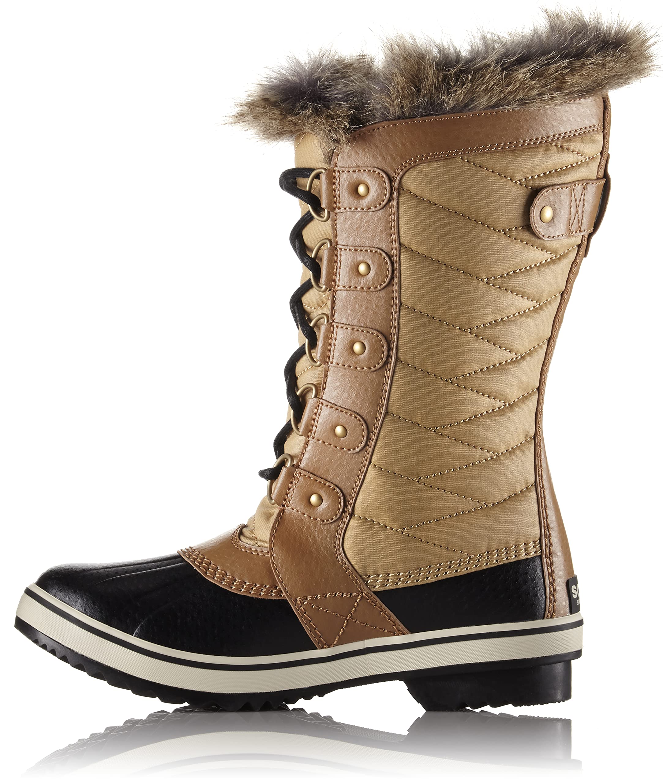 Sorel Joan of Arctic Waterproof wasserdichte Winterstiefel für Damen, Beige (Cattail), 36 EU