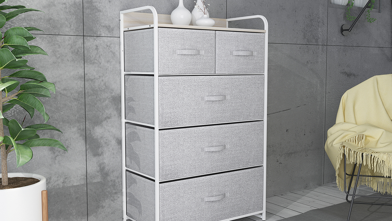 Cassettiera Tessuto YITAHOME 5 Cassetti - Organizer Per Camera, Soggiorno O Bambini - Foto 2