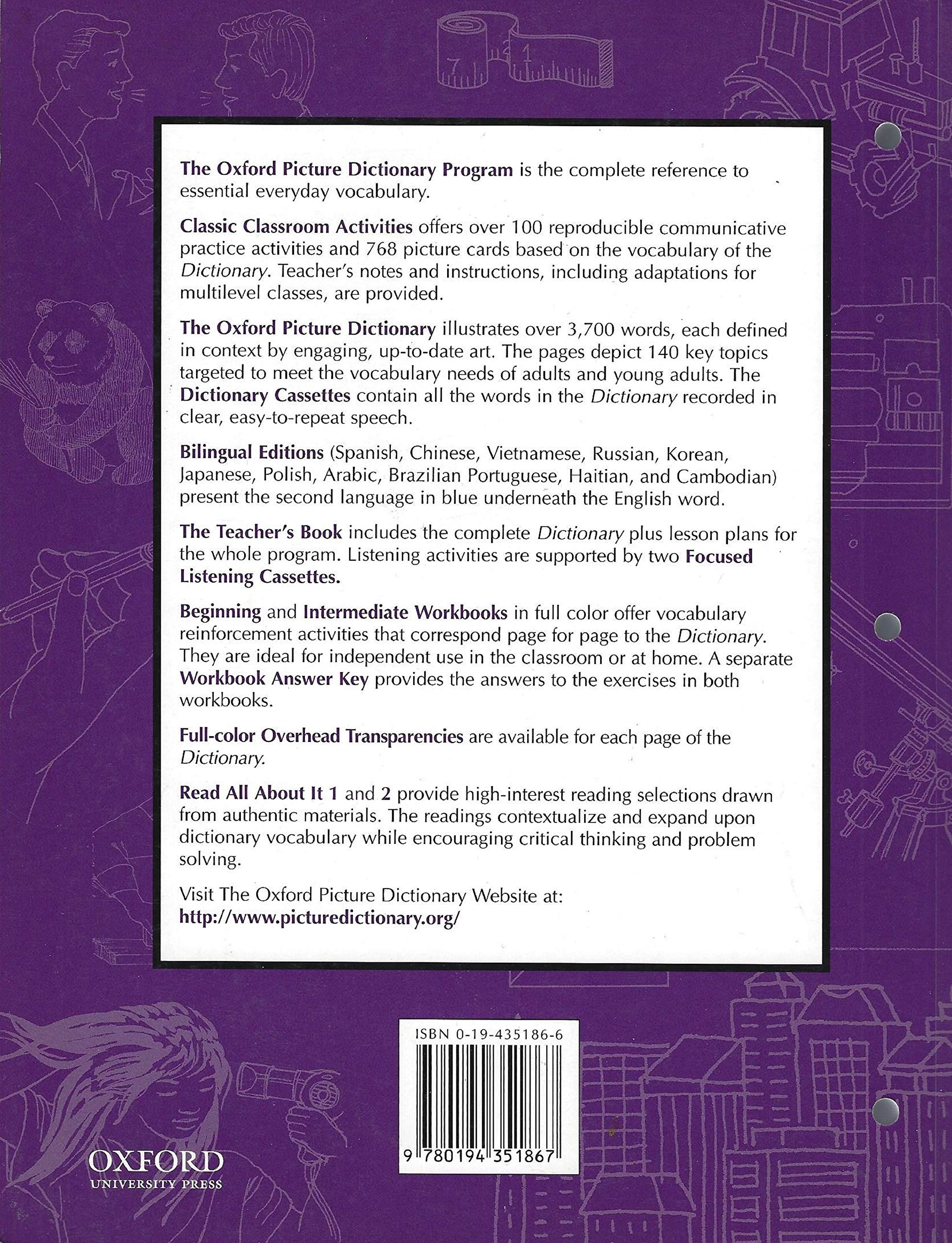 Classic Classroom Activities (The Oxford Picture Dictionary Program) (The ^AOxford Picture Dictionary Program) - Image 2