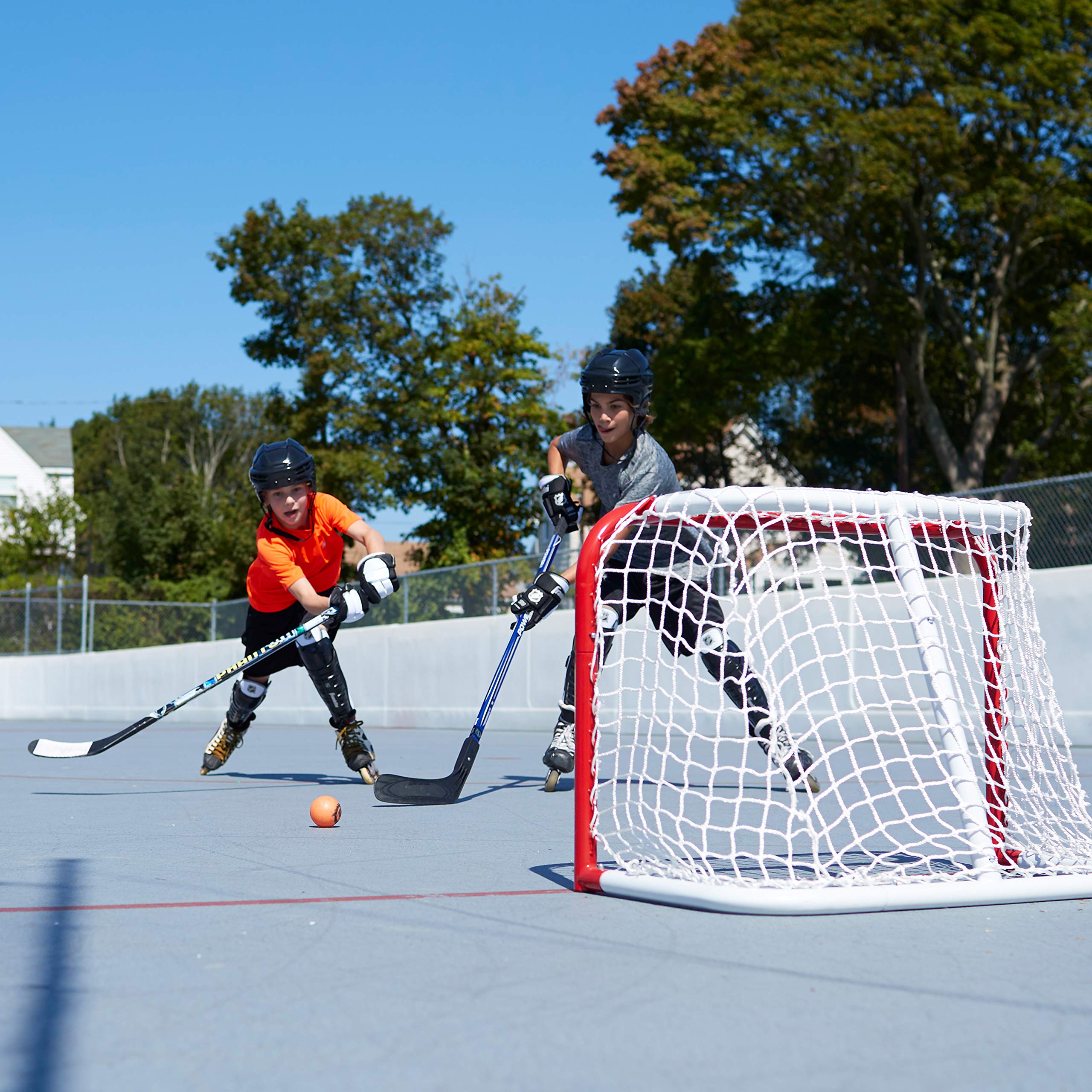 Franklin Sports NHL Miniportería de jóquey Urbano, de Acero, 51 x 71 cm, para Entrenamiento de niños y jóvenes