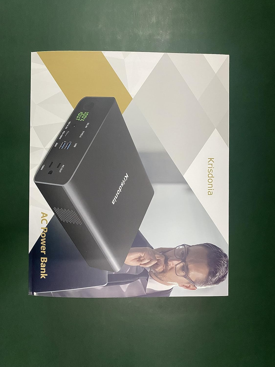 Krisdonia Power Bank with AC Outlet, Portable Laptop Charger Battery Bank USB C 100W Fast Charging, 80000mAh/296Wh Power Station External Battery Pack 130W/110V for Outdoor Camping Home Office - Image 7