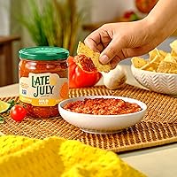 Vista 5 de Late July Snacks Salsa suave, tarro de 15.5 oz
