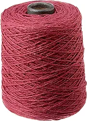 Barbante Colorido, Euroroma, 600 g, Bordô, 4/6 Fios, Rolo de 610 Metros