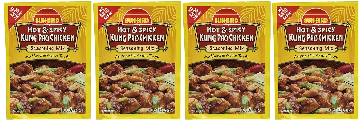spicy Heat... 4-Pack Kung Pao Seasoning Showdown (Over-The-Top Asian Mix?)