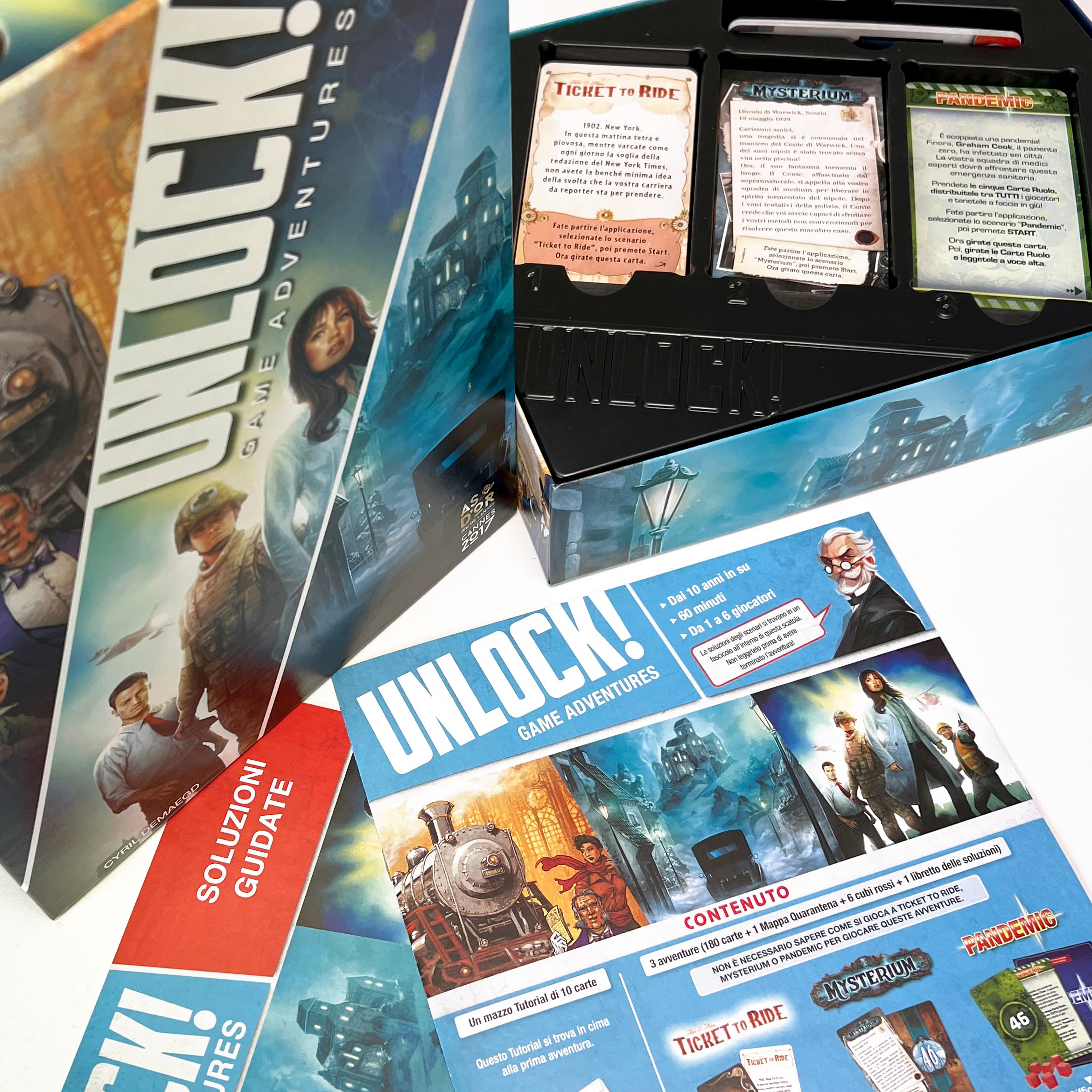 Prodotto: ASM-8983 - UNLOCK EXOTIC ADVENTURES GIOCO DA TAVOLO - ASMODEE