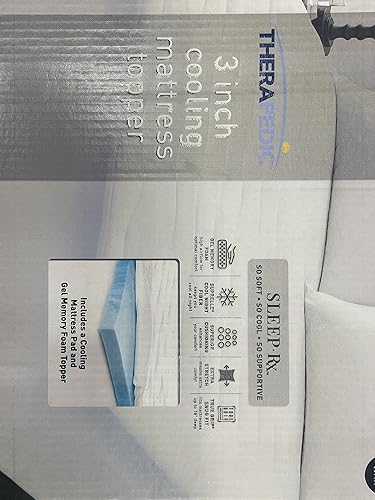 Twin Cooling Mattress Topper 3"