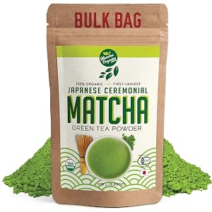 Premium Japanese Ceremonial Matcha Green Tea Powder - 1st Harvest HIGHEST Grade - USDA JAS Organic - From