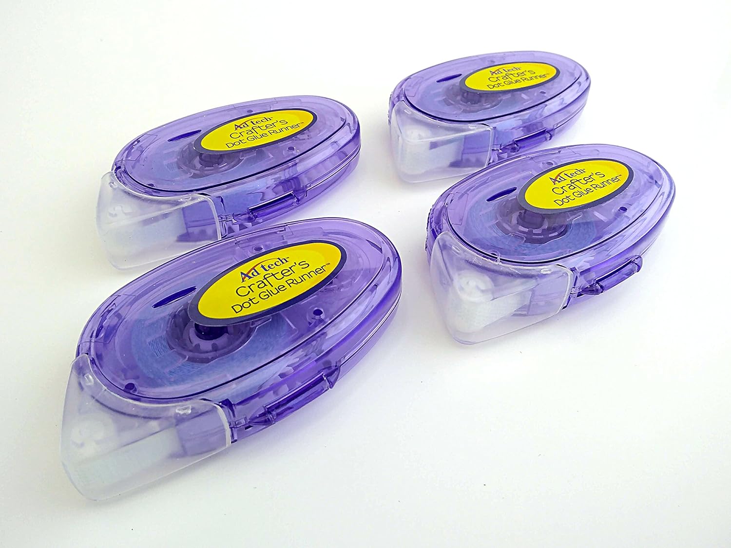 AdTech Dot Glue Runner-Case Pack, PURPLE 12 Pack : Office Products