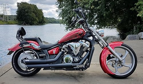 Miniatura 4 de MANILLAR PERCHA DE SIMIO PERCHA PERCHA PERCHA STRYKER MERC DE 12" SE ADAPTA A YAMAHA STRYKER