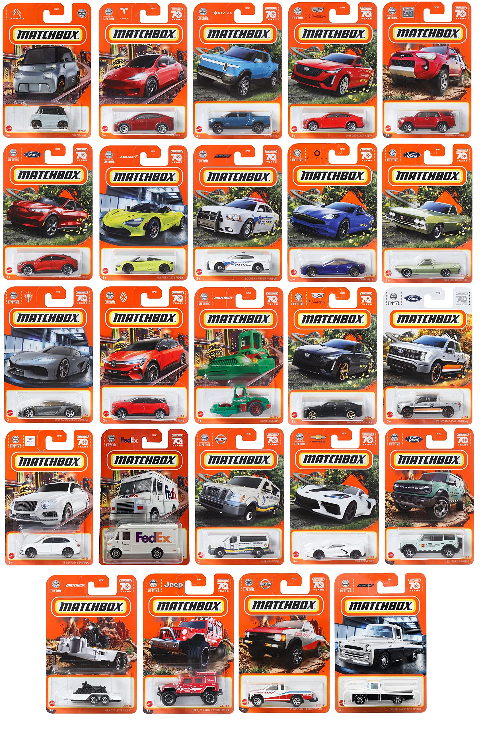 Amazon | マッチボックス(Matchbox) ベーシックカー アソート