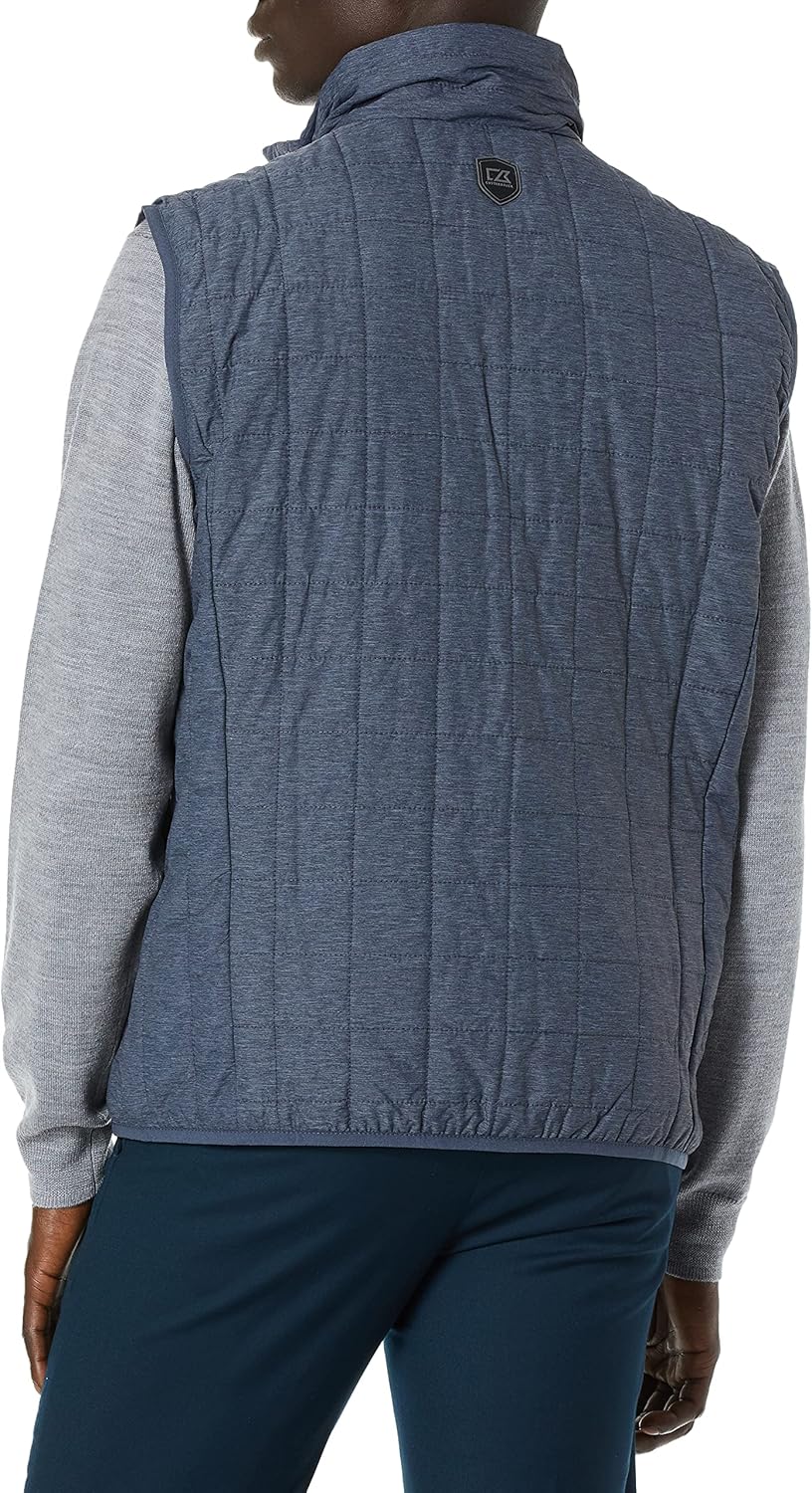 Cutter & Buck mens Weather Resistant Primaloft Down Alternative Rainer Vest - Image 2