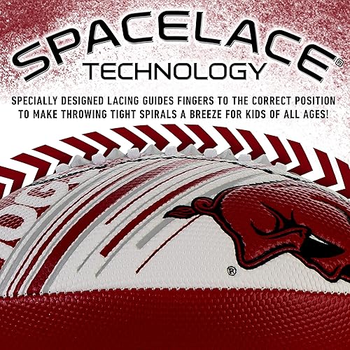 Miniatura 42 de Franklin Sports NCAA - Mini balón de fútbol juvenil - 8.5 pulgadas SPACELACE textura de fácil agarre, perfecto para niños