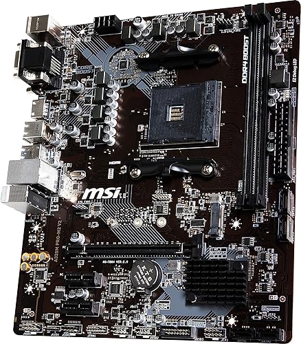 Miniatura 8 de MSI ProSeries AMD A320 1, 2, 3 generación compatible con Ryzen AM4 DDR4 HDMI DVI USB 3 Placa base Micro-ATX (A320M-A PRO)